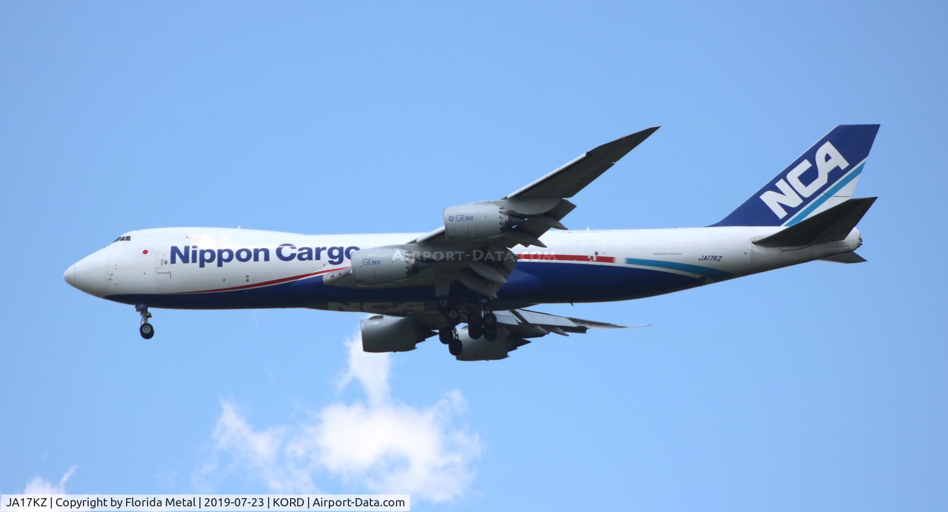 JA17KZ, 2013 Boeing 747-8KZF C/N 36140, ORD 2019