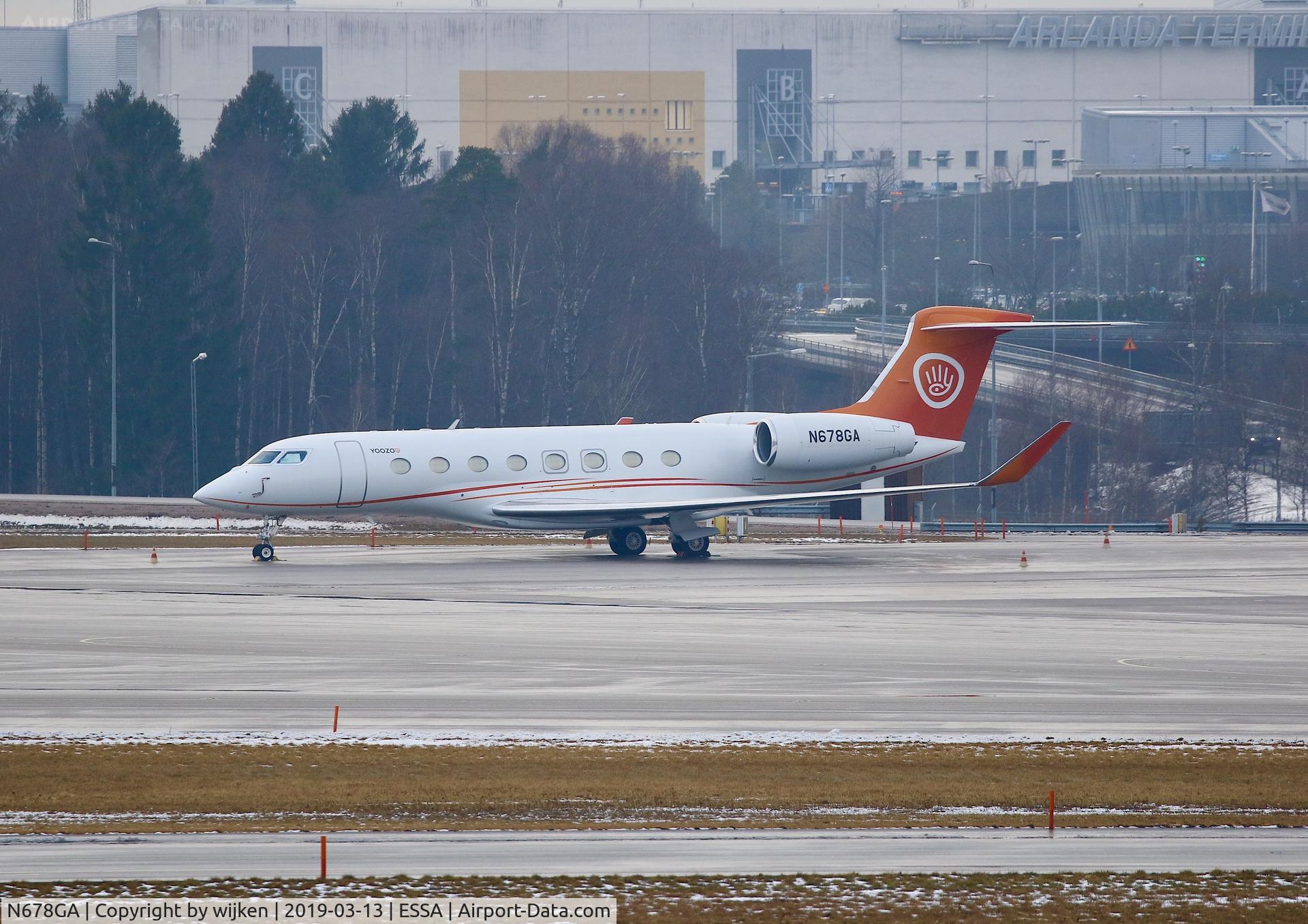 N678GA, 2015 Gulfstream G-VI (G650) C/N 6178, Ramp M