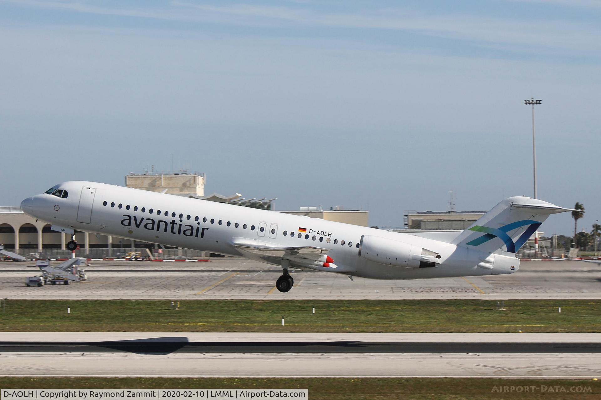 D-AOLH, 1995 Fokker 100 (F-28-0100) C/N 11505, Fokker 100 D-AOLH AvantiAir