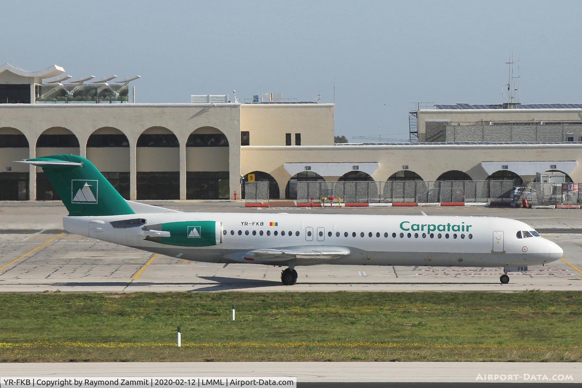 YR-FKB, 1991 Fokker 100 (F-28-0100) C/N 11369, Fokker100 YR-FKB Carpatair