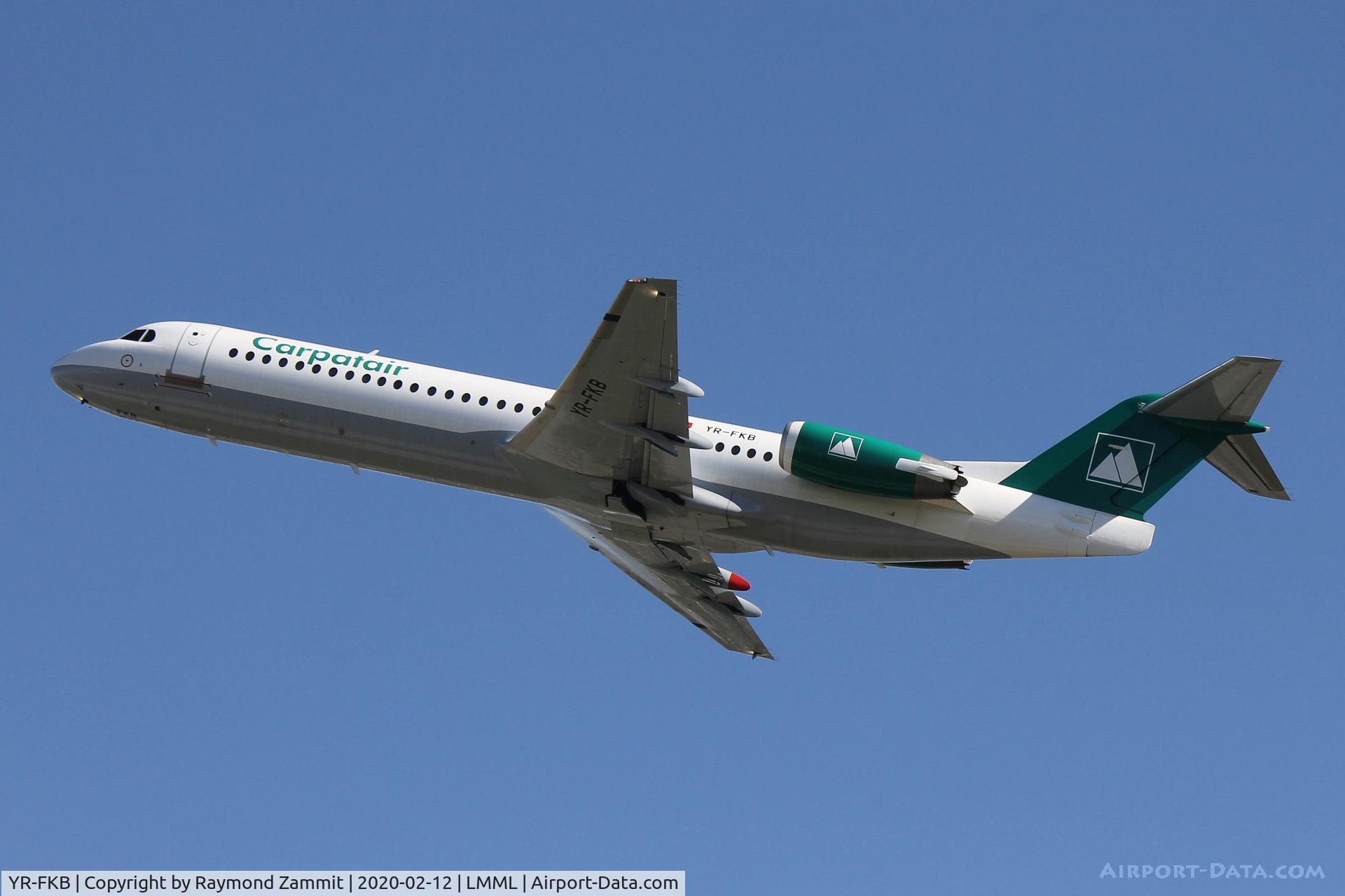 YR-FKB, 1991 Fokker 100 (F-28-0100) C/N 11369, Fokker100 YR-FKB Carpatair
