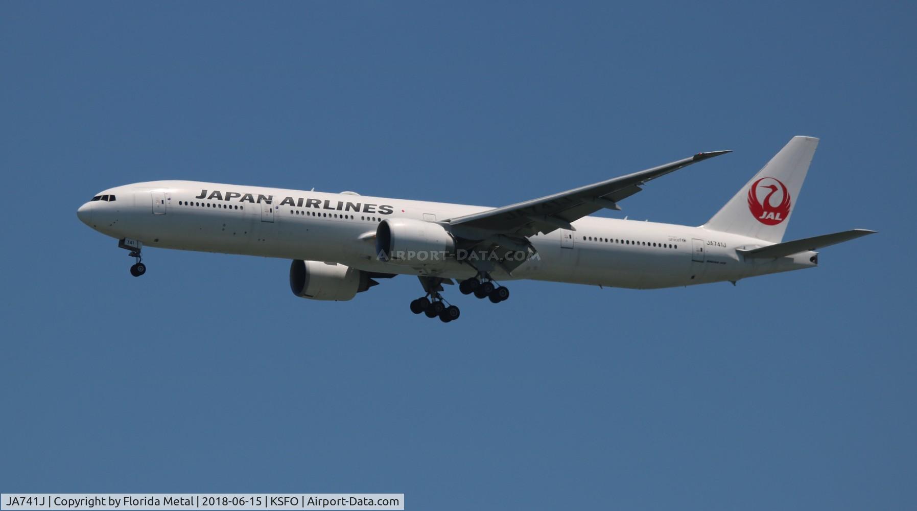 JA741J, 2009 Boeing 777-346/ER C/N 36128, SFO 2018