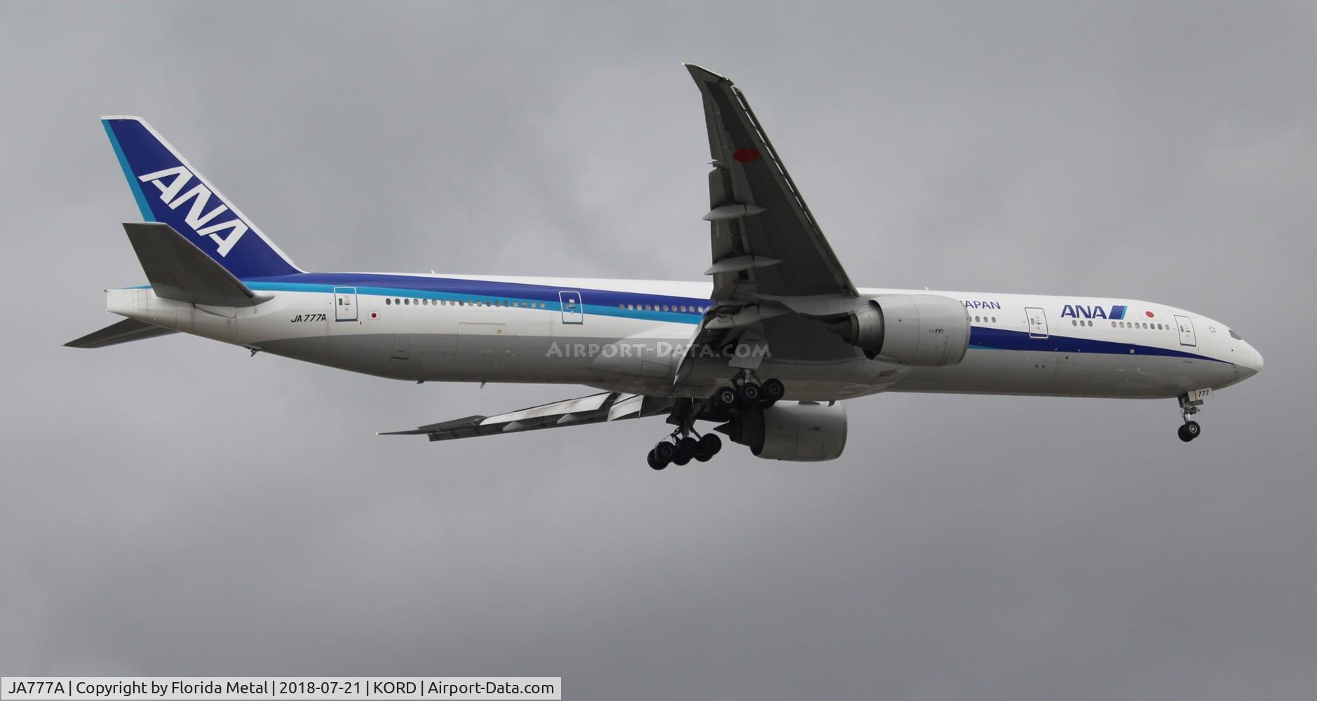 JA777A, 2006 Boeing 777-381/ER C/N 32650, ORD 2018