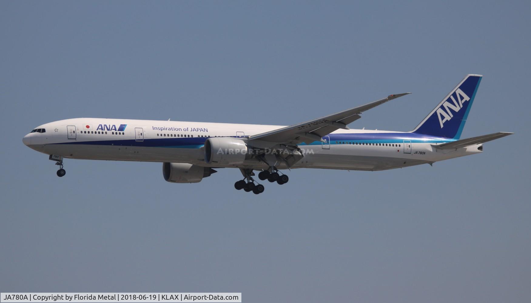 JA780A, 2007 Boeing 777-381/ER C/N 34895, LAX 2018