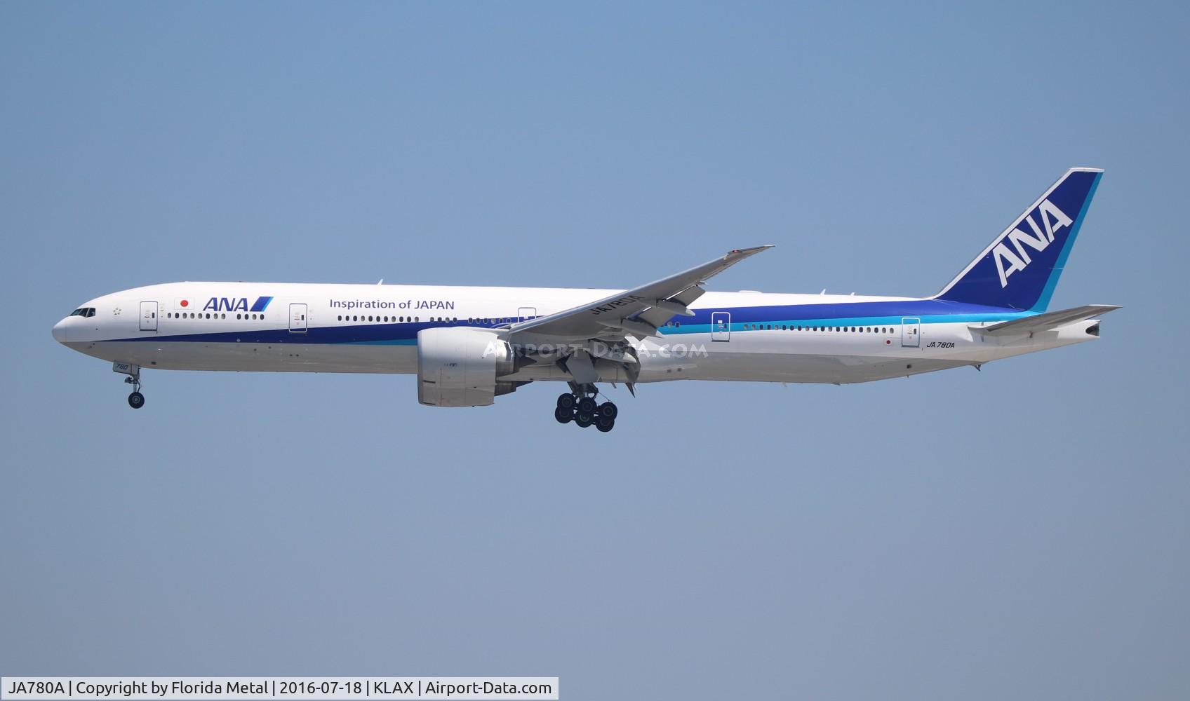 JA780A, 2007 Boeing 777-381/ER C/N 34895, LAX 2016
