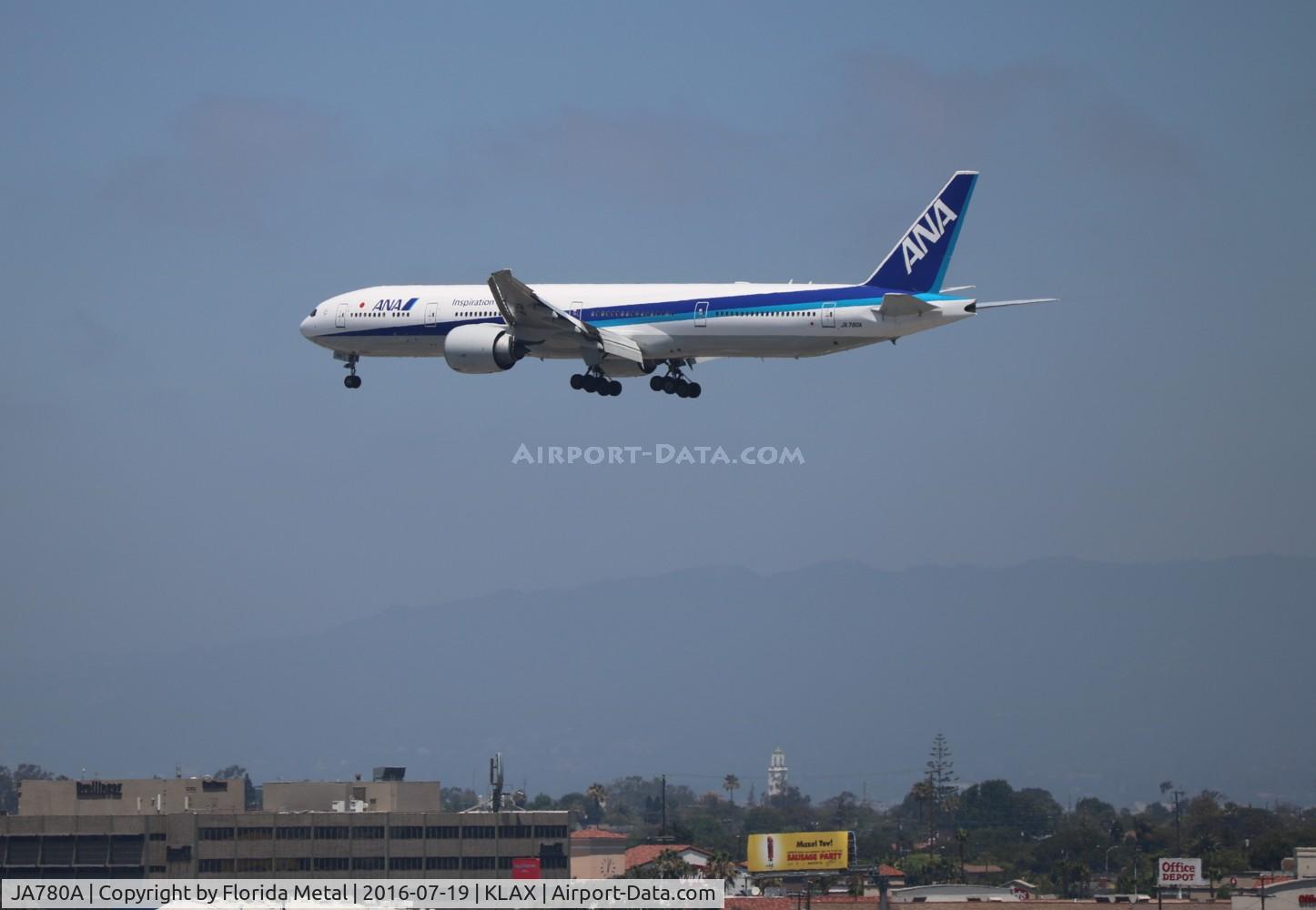 JA780A, 2007 Boeing 777-381/ER C/N 34895, LAX 2016