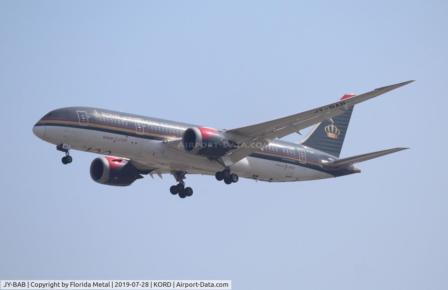 JY-BAB, 2014 Boeing 787-8 Dreamliner Dreamliner C/N 35319, ORD 2019