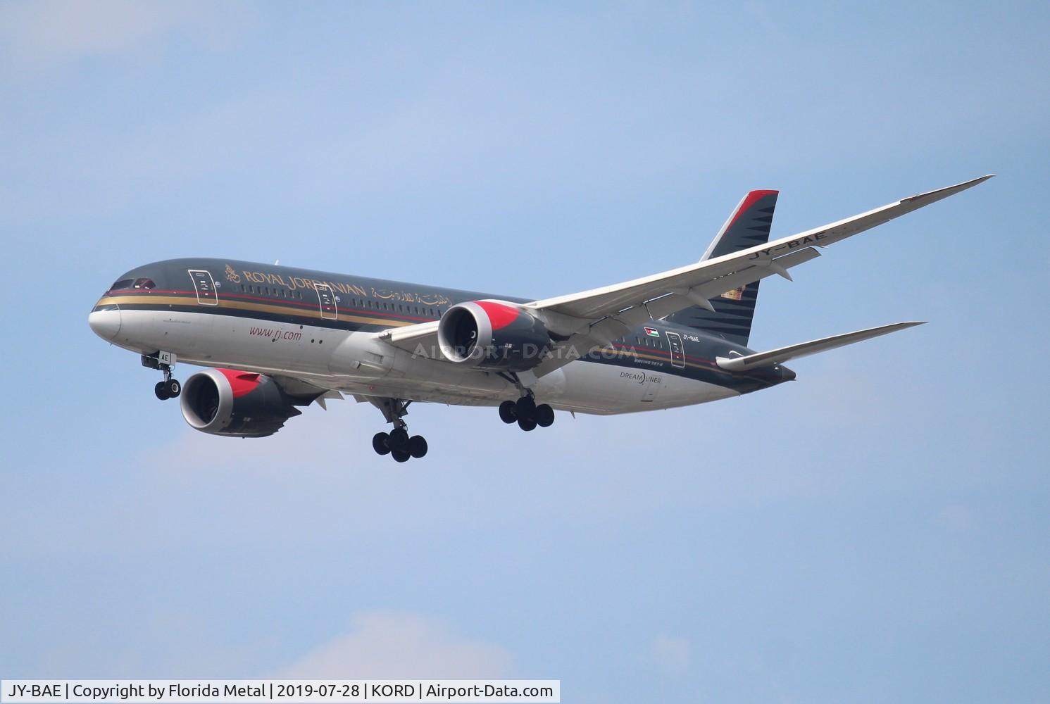JY-BAE, 2014 Boeing 787-8 Dreamliner Dreamliner C/N 37166, ORD 2019