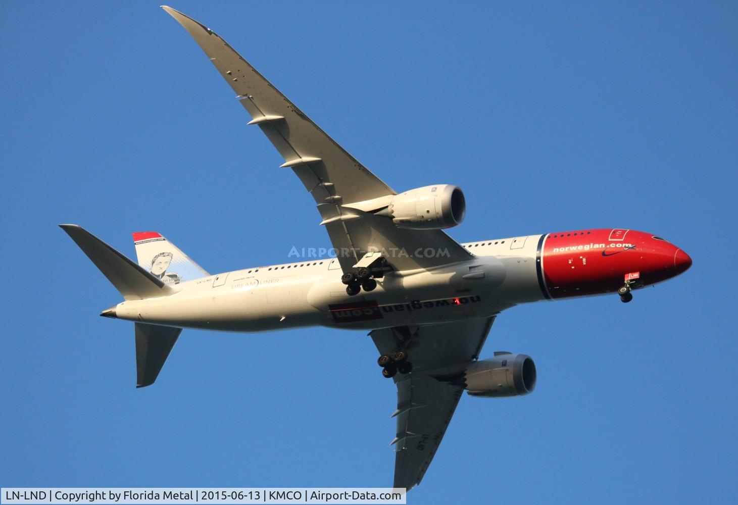LN-LND, 2014 Boeing 787-8 Dreamliner Dreamliner C/N 35310, MCO 2015