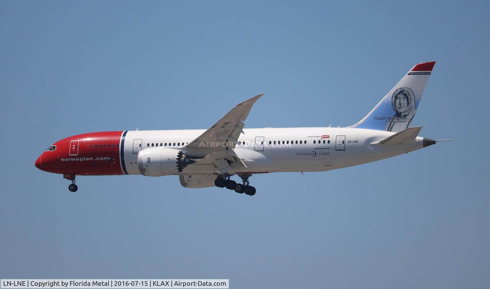 LN-LNE, 2014 Boeing 787-8 Dreamliner C/N 34796, LAX 2016