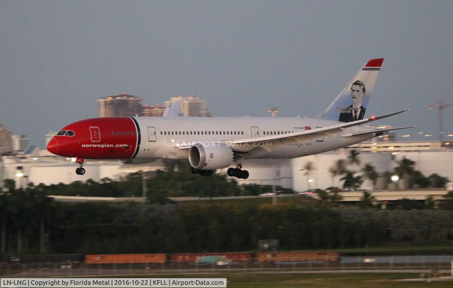 LN-LNG, 2014 Boeing 787-8 Dreamliner Dreamliner C/N 35314, FLL 2016