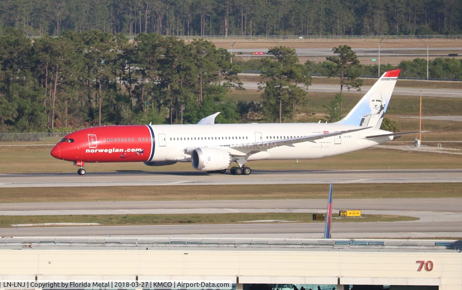 LN-LNJ, 2016 Boeing 787-9 Dreamliner C/N 37308, MCO 2018