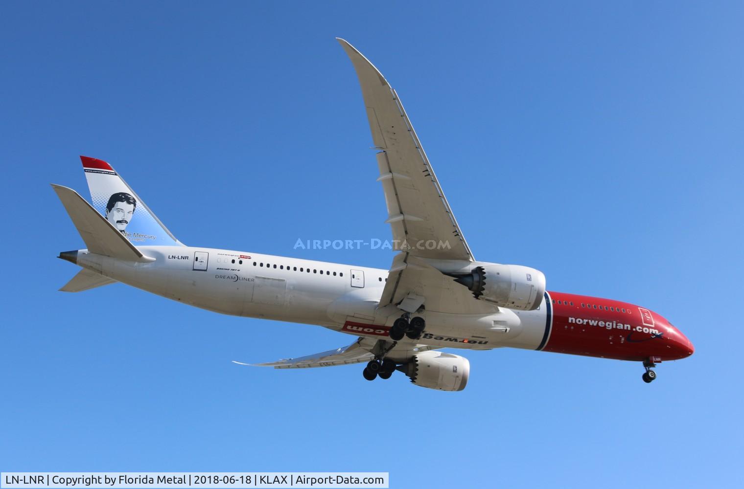 LN-LNR, 2017 Boeing 787-9 Dreamliner C/N 38784, LAX 2018