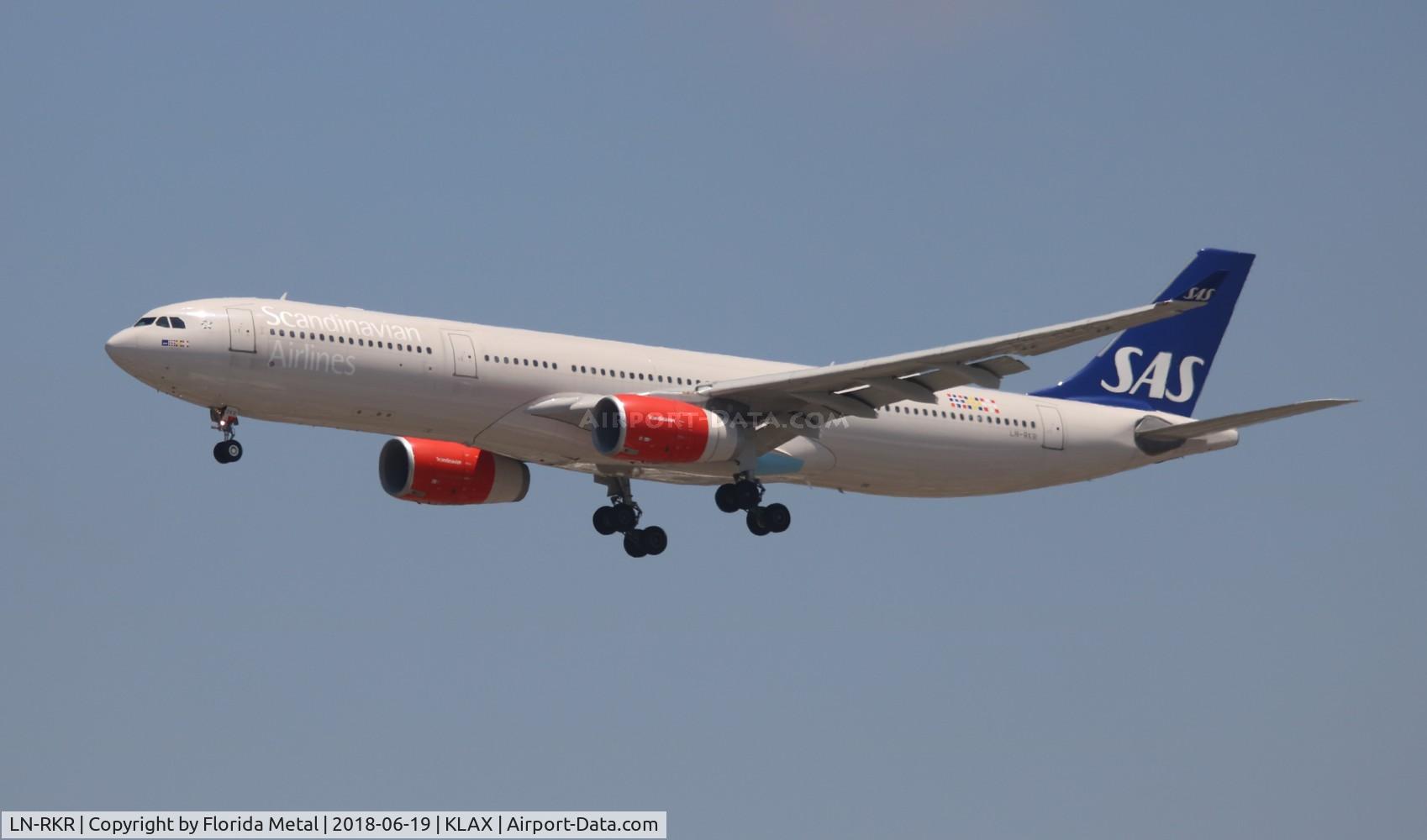 LN-RKR, 2015 Airbus A330-343E C/N 1660, LAX 2018