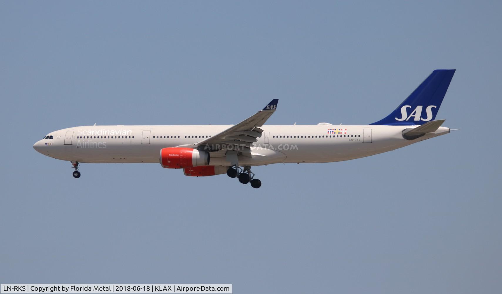 LN-RKS, 2015 Airbus A330-343E C/N 1665, LAX 2018