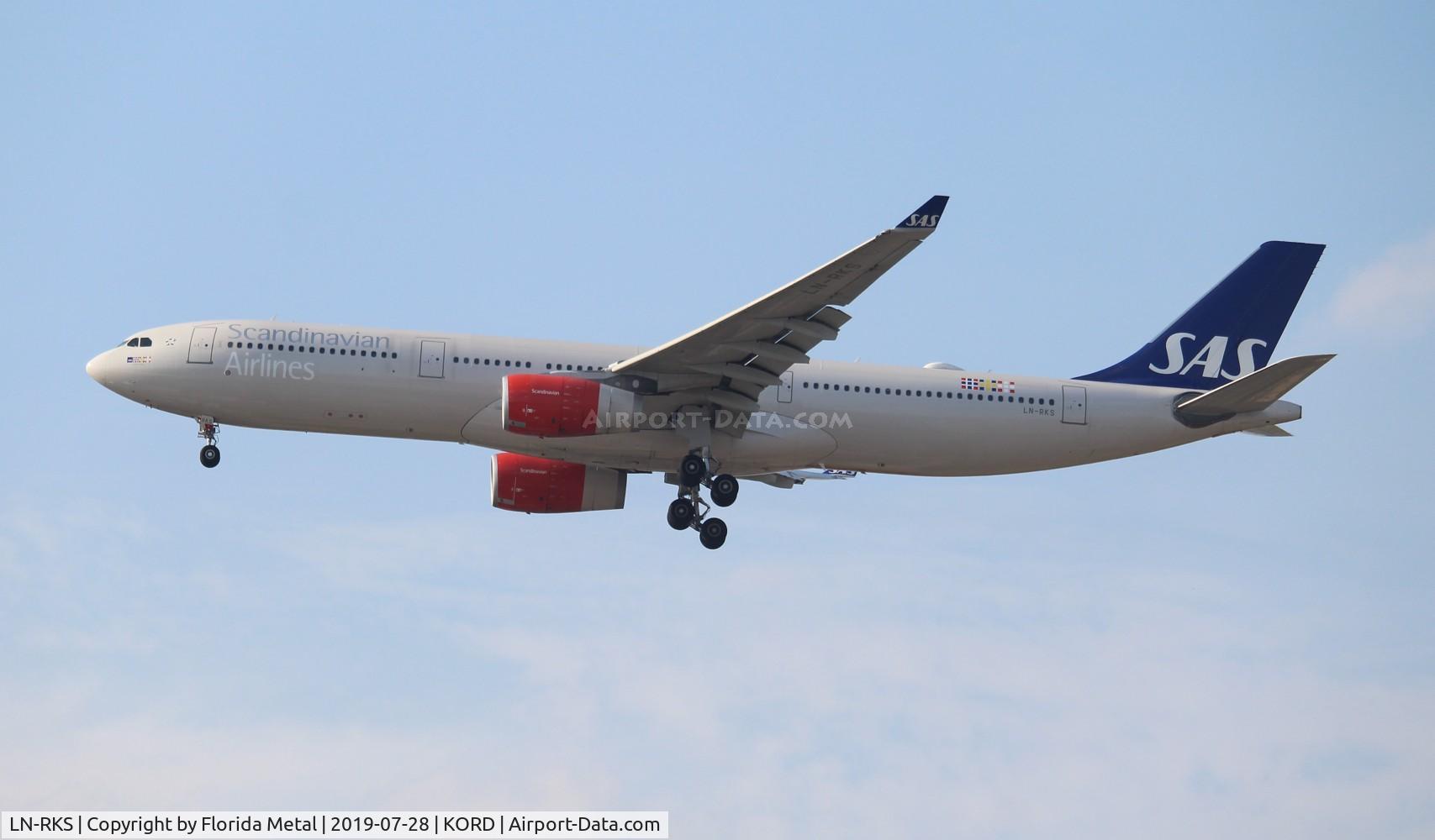 LN-RKS, 2015 Airbus A330-343E C/N 1665, ORD 2019