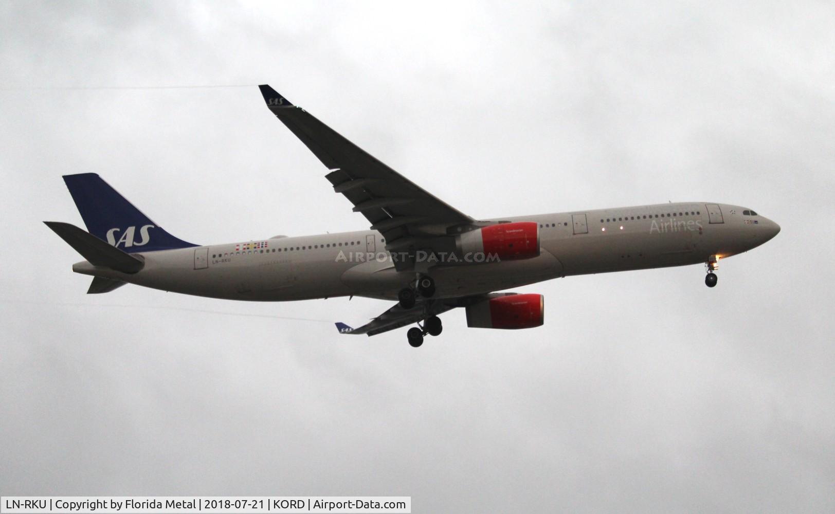 LN-RKU, 2016 Airbus A330-343 C/N 1715, ORD 2018