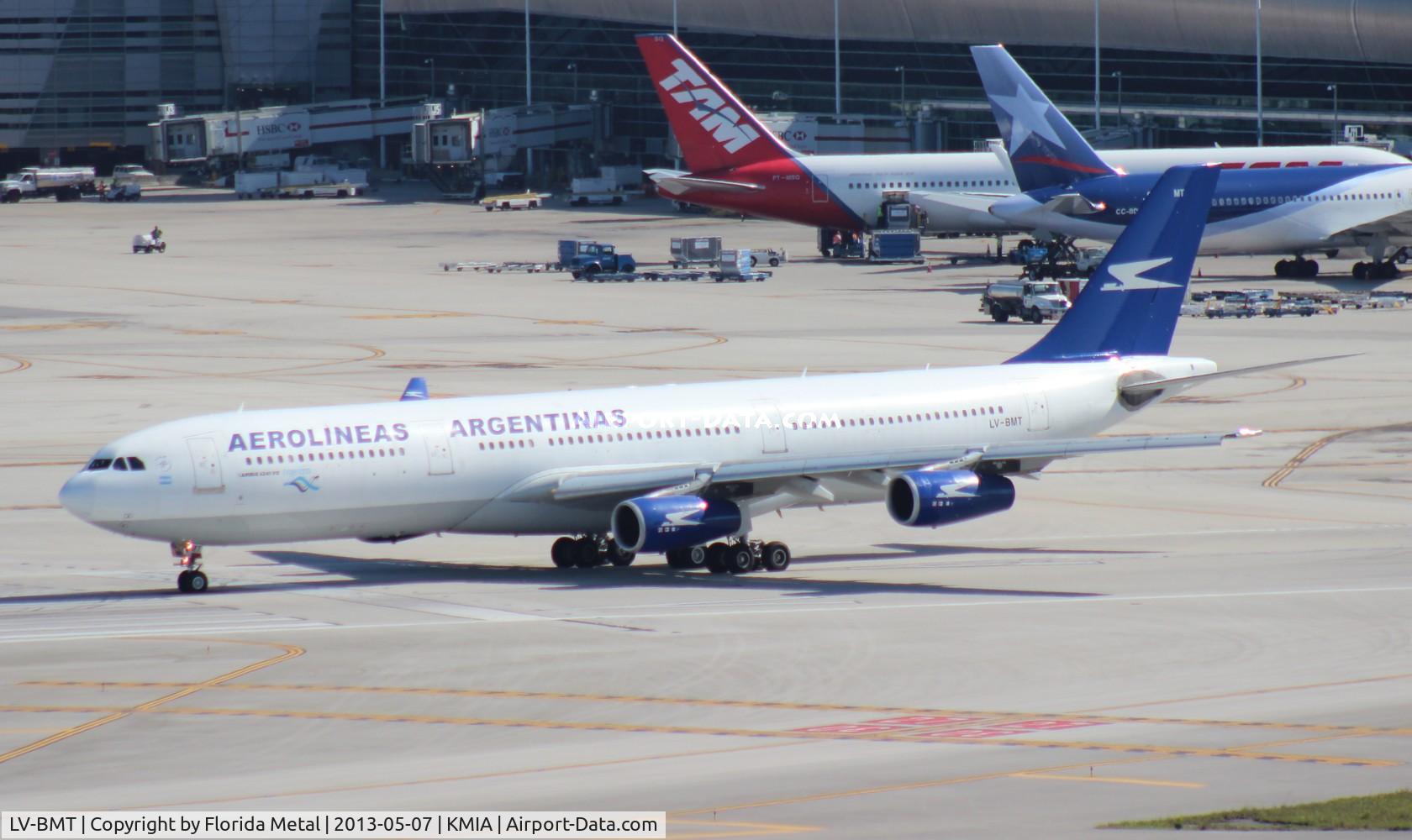 LV-BMT, 1994 Airbus A340-312 C/N 048, MIA 2013