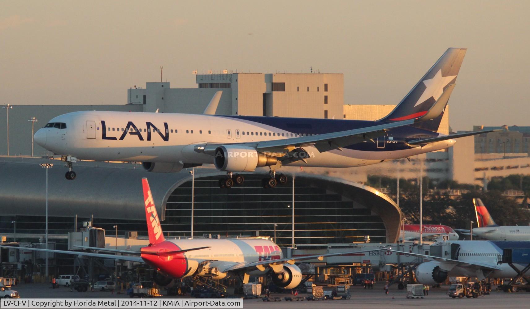 LV-CFV, 2006 Boeing 767-316/ER C/N 34629, MIA 2014