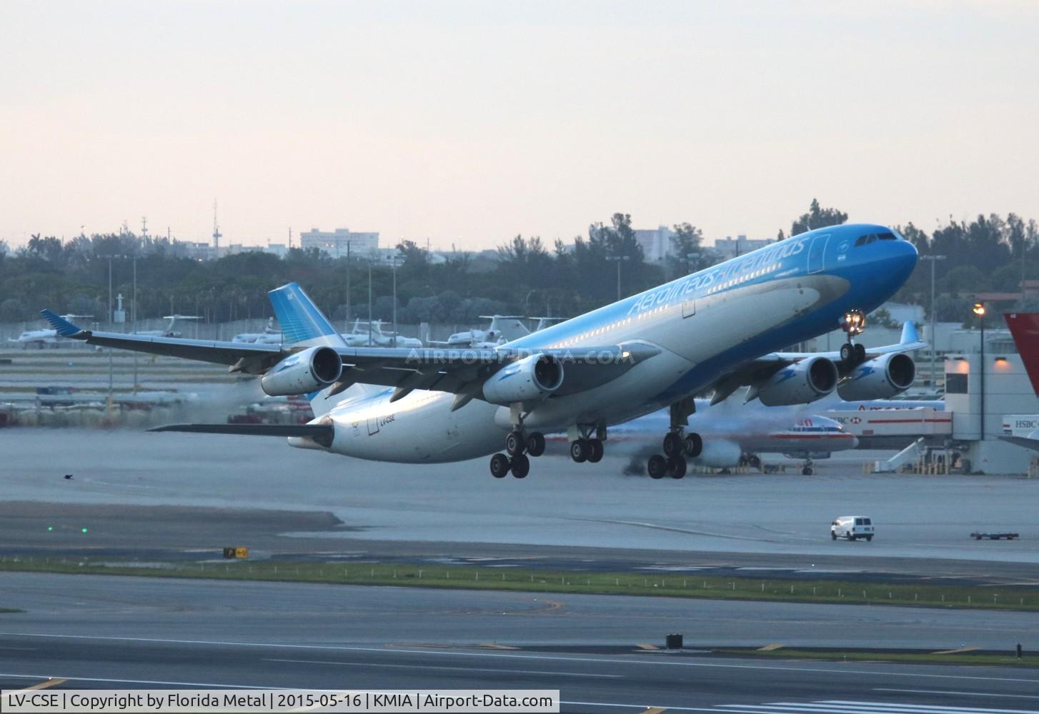 LV-CSE, 1996 Airbus A340-313 C/N 126, MIA 2015