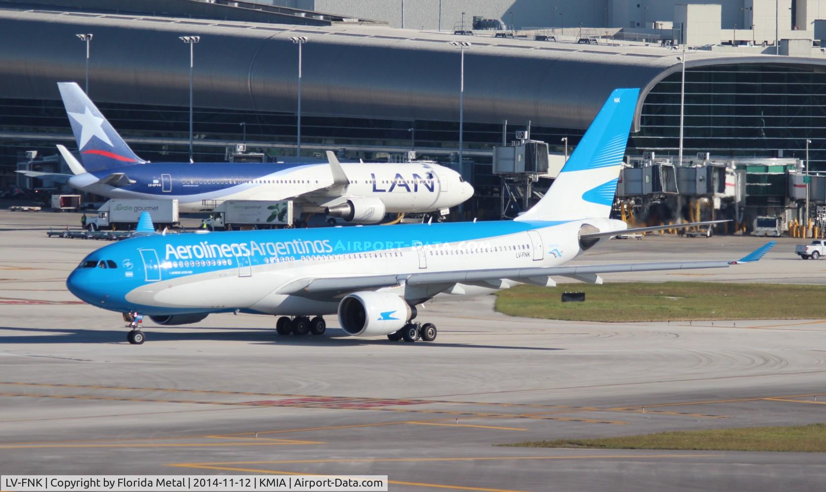 LV-FNK, 2000 Airbus A330-223 C/N 358, MIA 2014