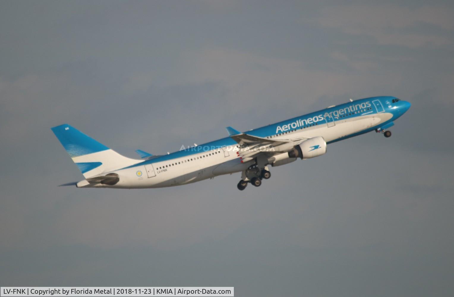 LV-FNK, 2000 Airbus A330-223 C/N 358, MIA 2018