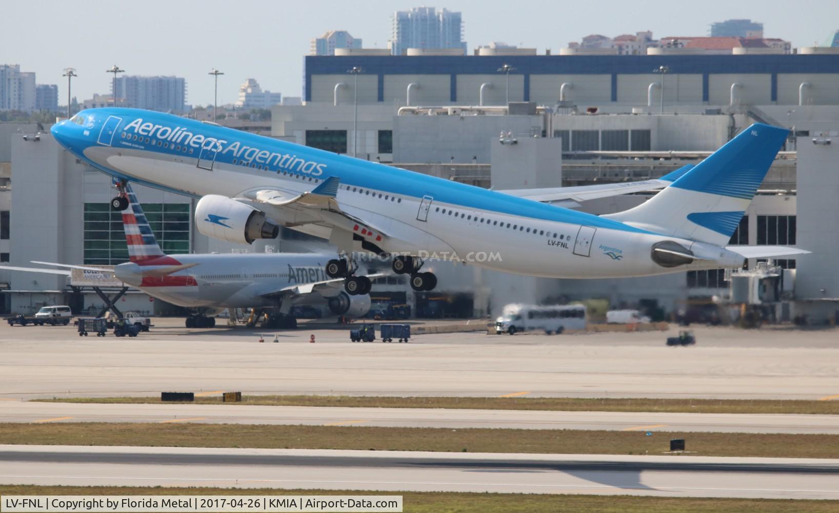 LV-FNL, 2000 Airbus A330-223 C/N 364, MIA 2017