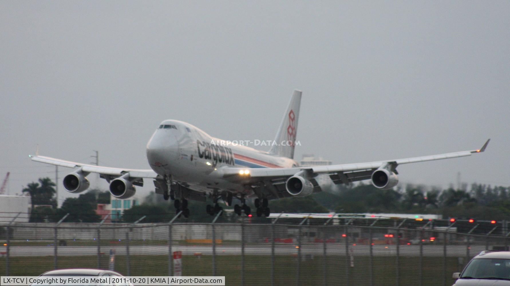 LX-TCV, 2002 Boeing 747-4R7F/SCD C/N 30401, MIA 2011