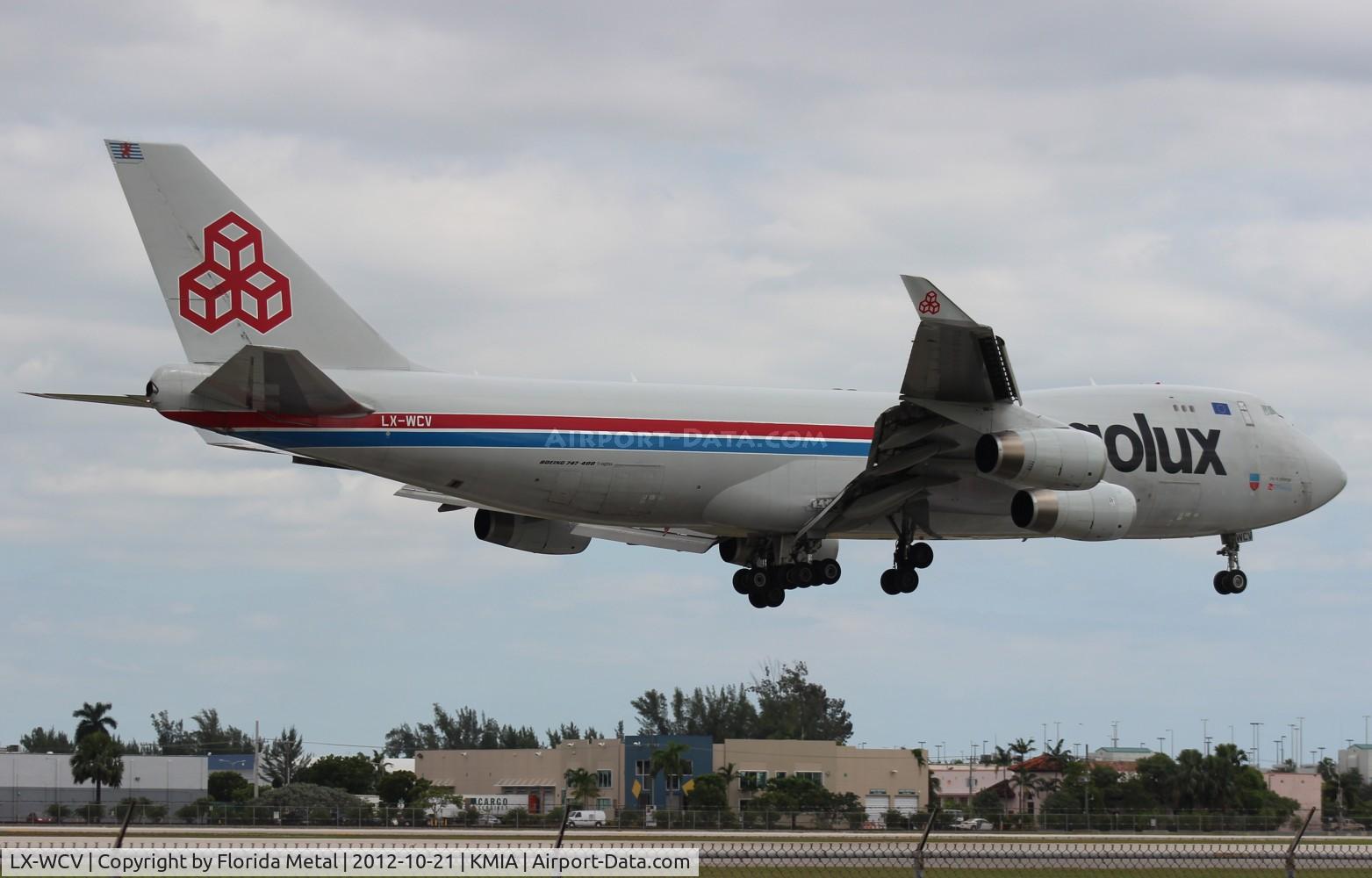 LX-WCV, 2007 Boeing 747-4R7F C/N 35804, MIA 2012