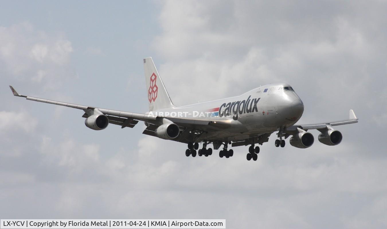 LX-YCV, 2008 Boeing 747-4R7F/SCD C/N 35805/1407, MIA 2011