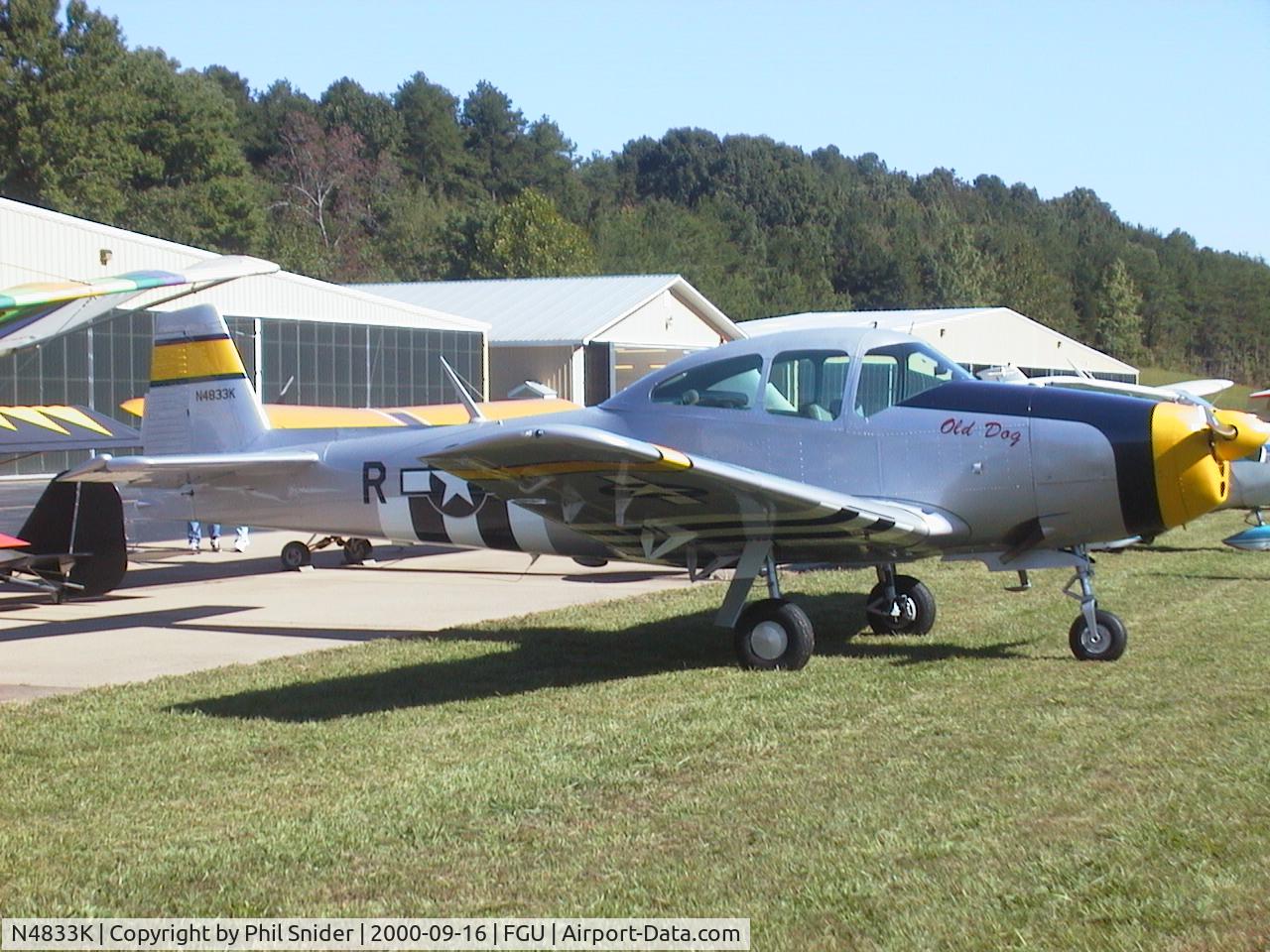 N4833K, 1949 Ryan NAVION C/N NAV-4-1833, Collegedale TN