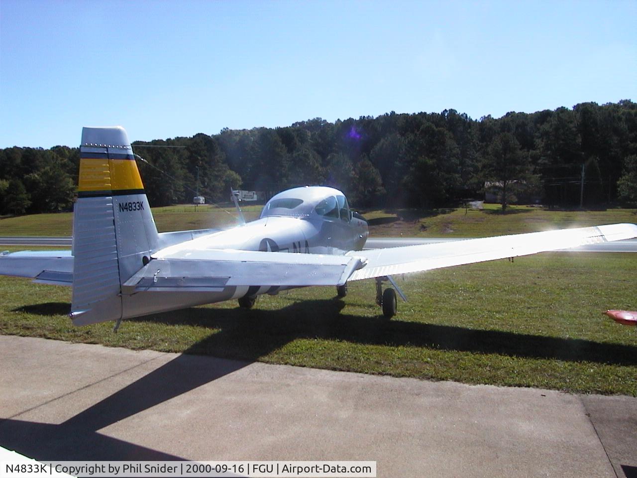 N4833K, 1949 Ryan NAVION C/N NAV-4-1833, Collegedale TN