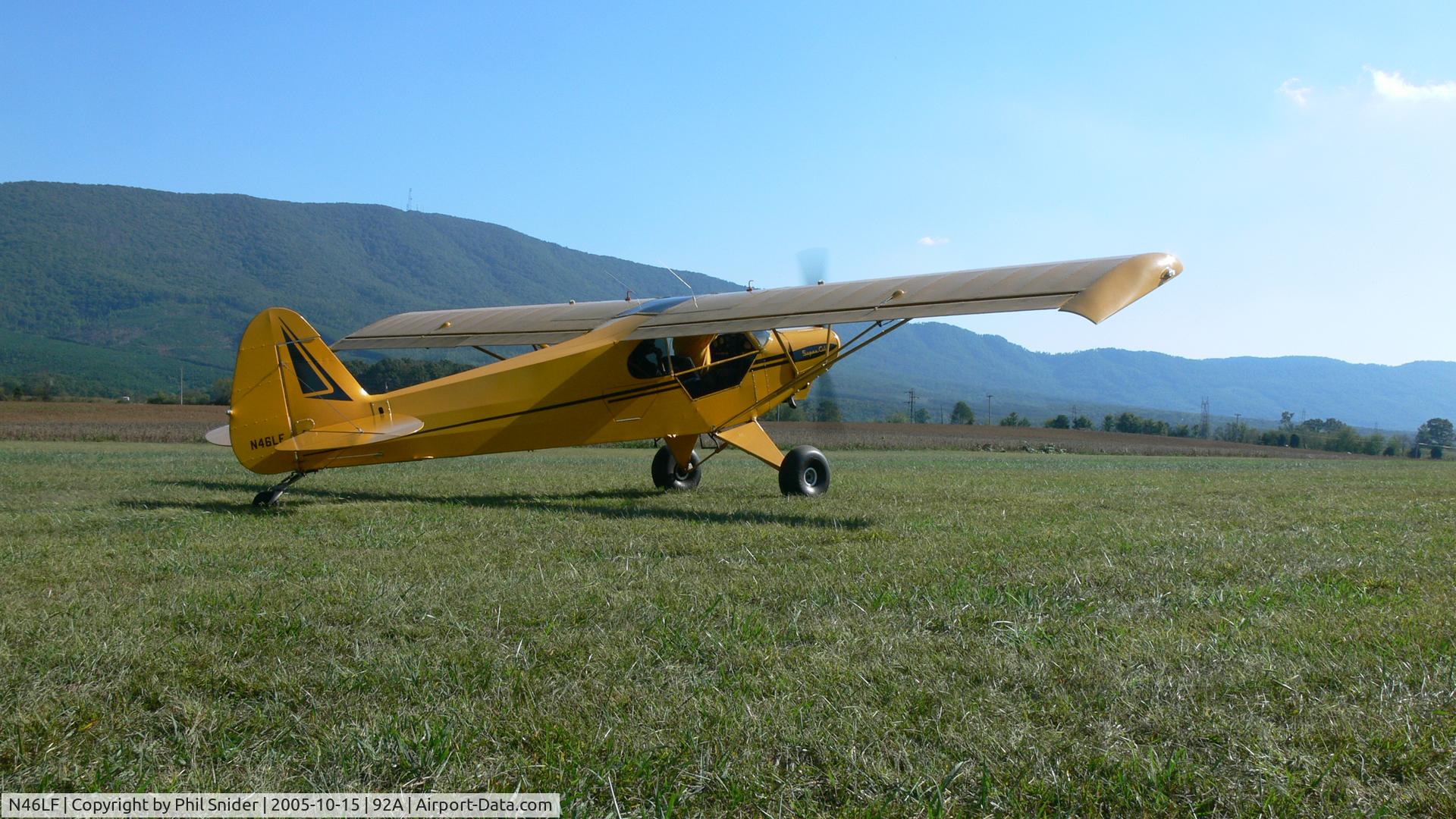 N46LF, 2003 Smith Aircraft Daytona Cub C/N 001, Chilhowee Gliderport Octoberfest 2005.  Benton TN