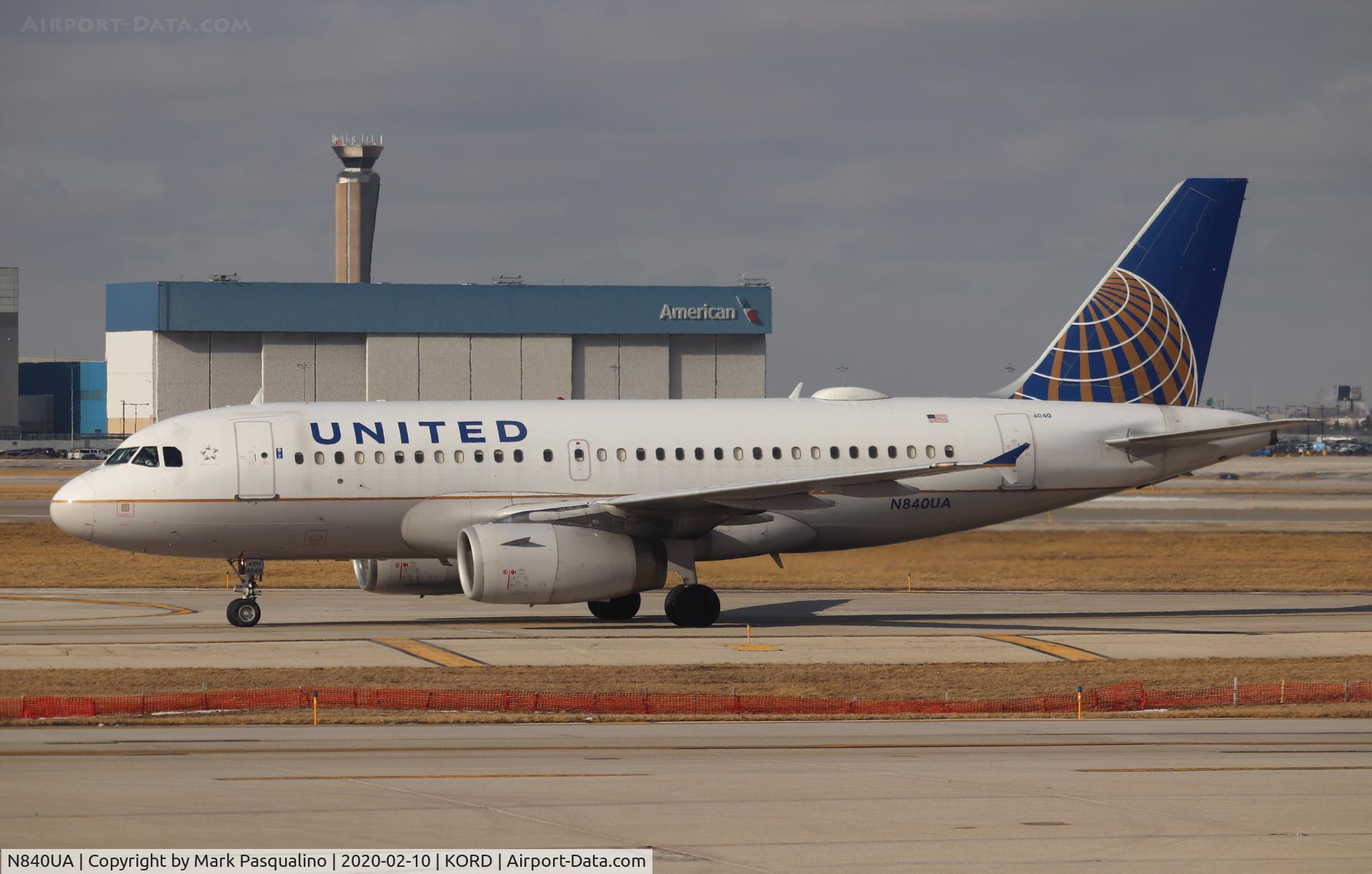 N840UA, 2001 Airbus A319-131 C/N 1522, Airbus A319-131