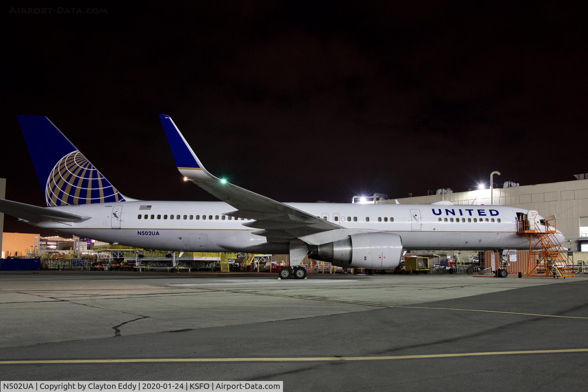N502UA, 1989 Boeing 757-222 C/N 24623, SFO 2020.
