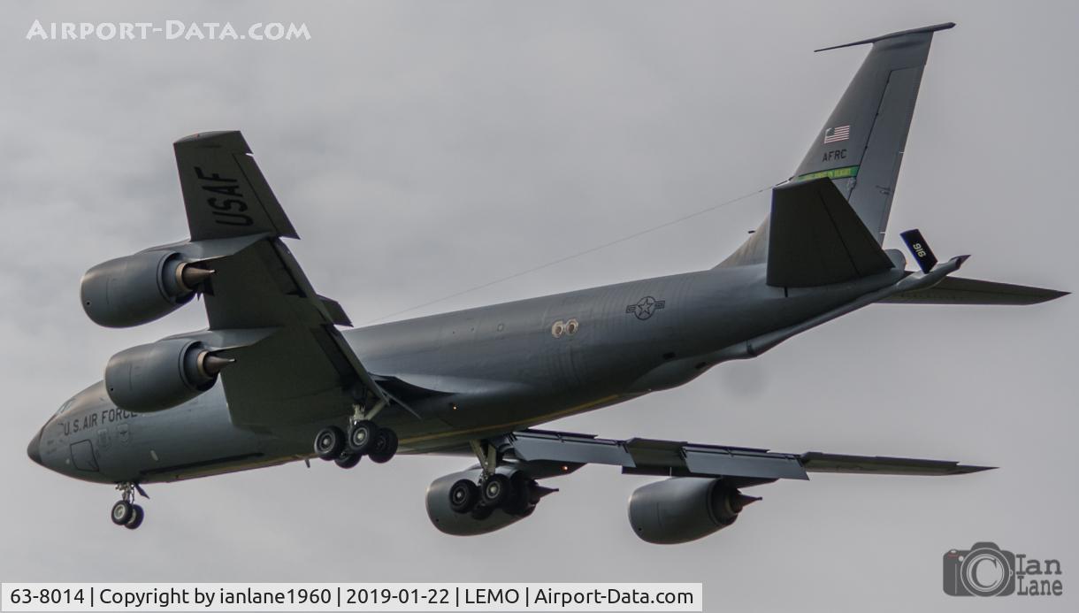 63-8014, 1963 Boeing KC-135R Stratotanker C/N 18631, At Moron Air BAse