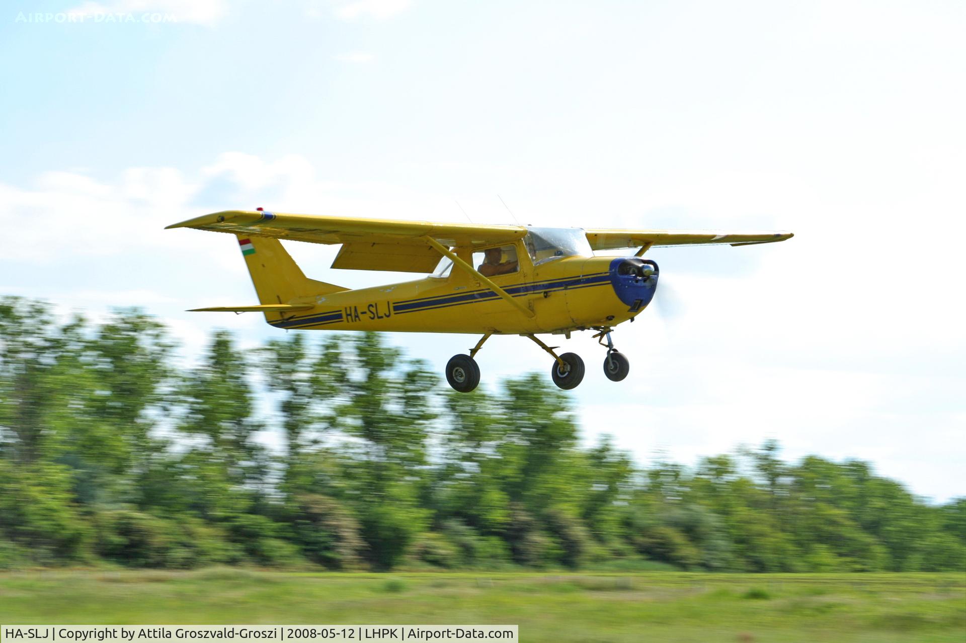 HA-SLJ, 1965 Cessna 150F C/N 150-62039, LHPK - Papkutapuszta Airfield, Hungary