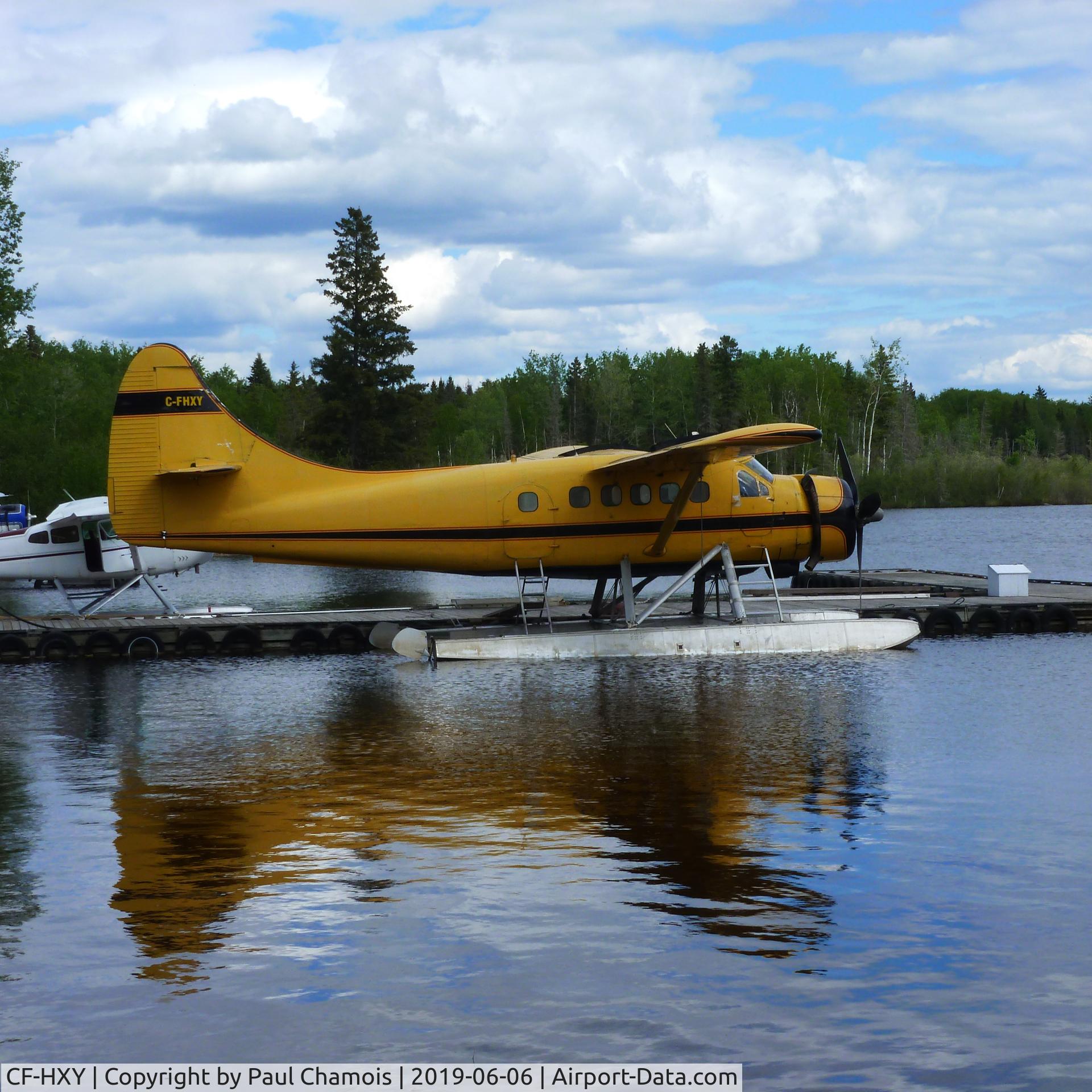 CF-HXY, 1953 De Havilland Canada DHC-3 Otter C/N 67, At Red Lake, Ontario
