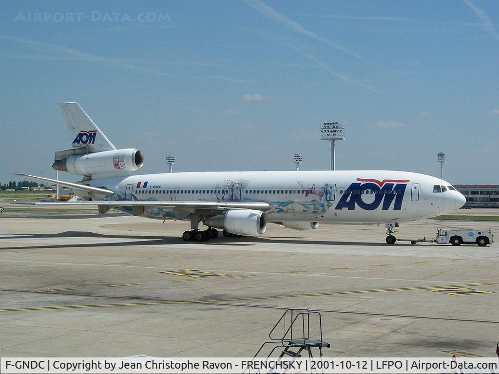F-GNDC, 1975 McDonnell Douglas DC-10-30 C/N 47849, AOM French Lines
