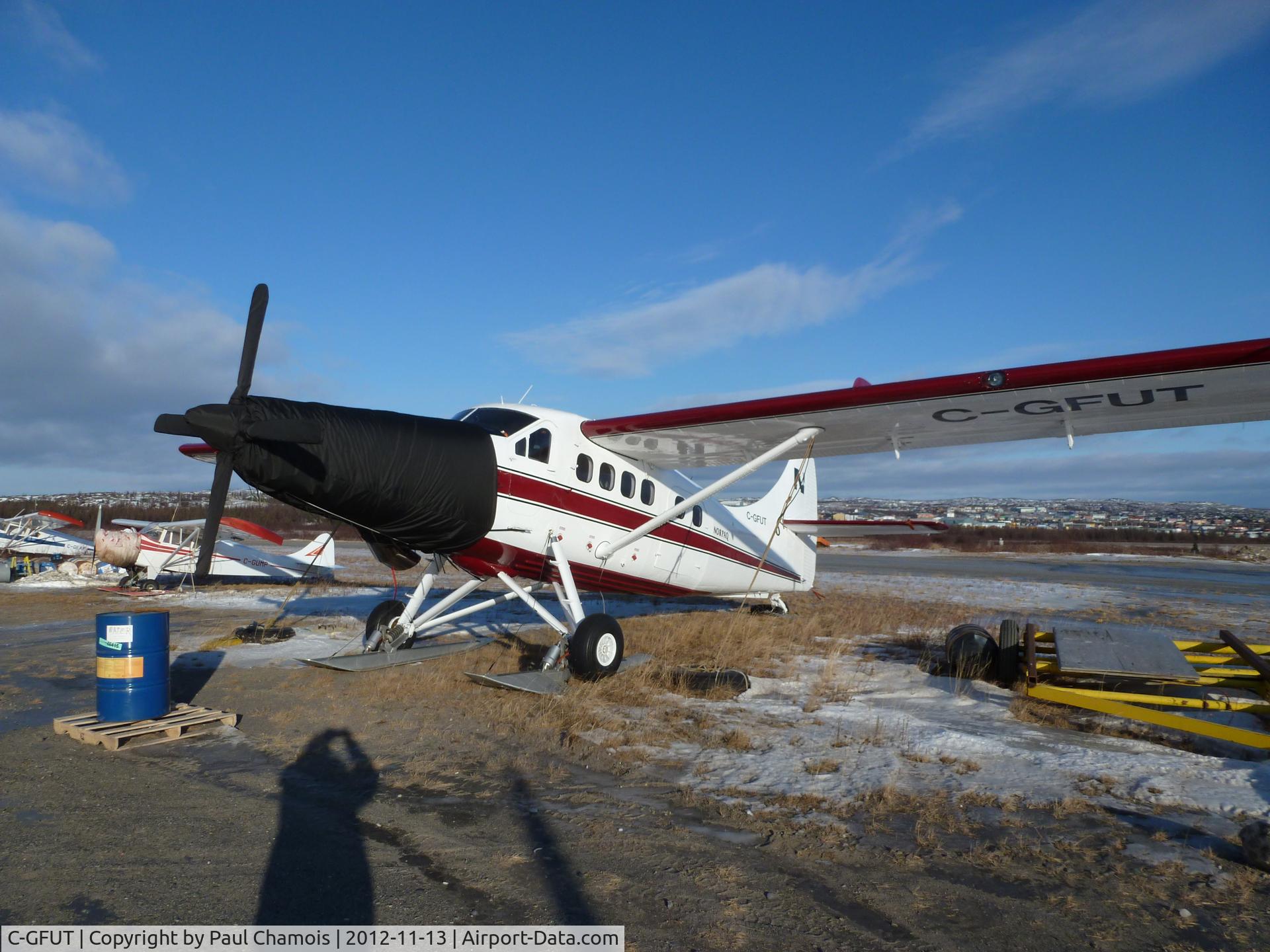 C-GFUT, 1954 De Havilland Canada DHC-3 Otter C/N 404, At Kuujuuaq, Quebec in 2012.