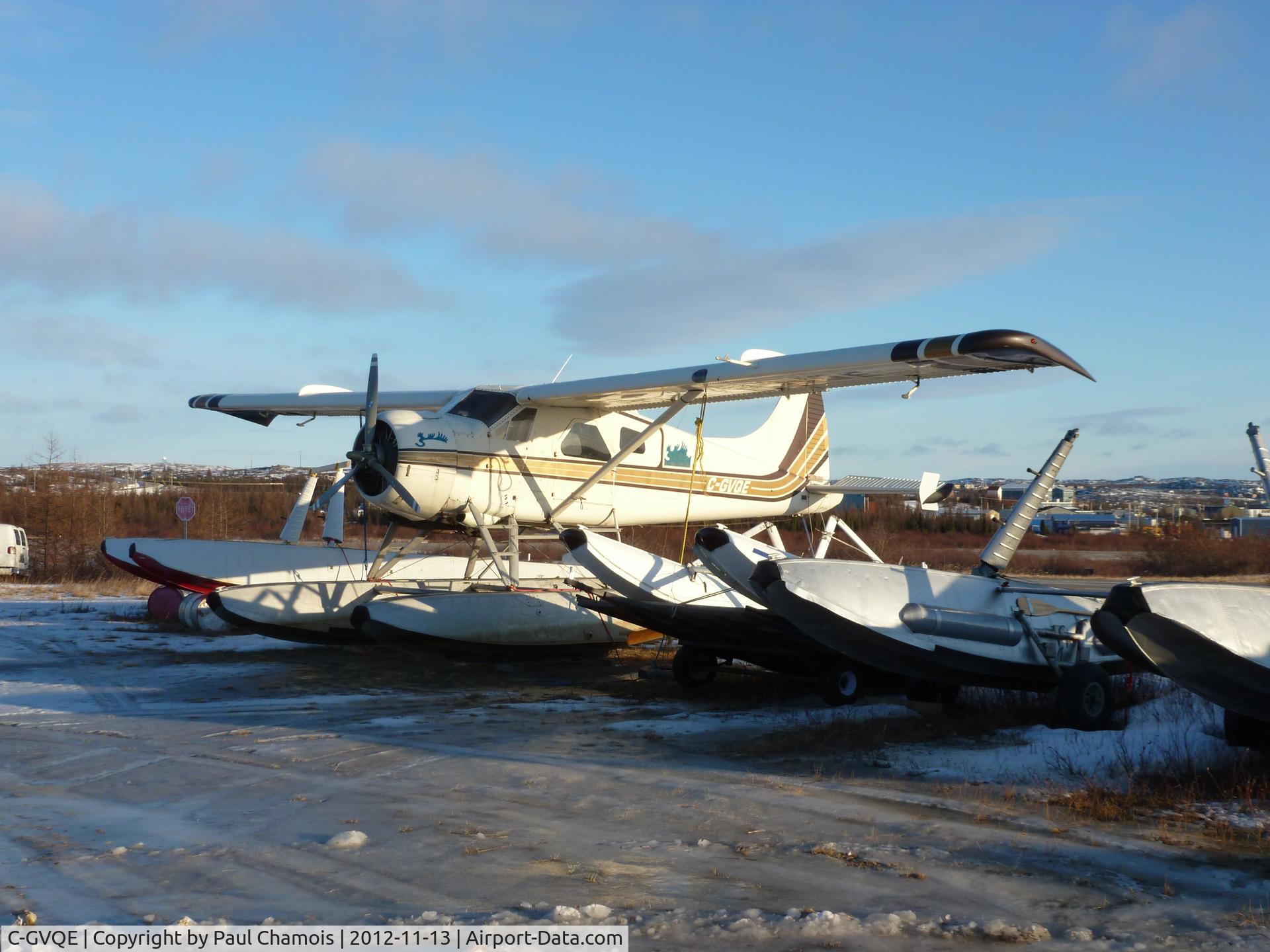 C-GVQE, 1952 De Havilland Canada U-6A Beaver C/N 631, At Kuujuuaq, Quebec in 2012