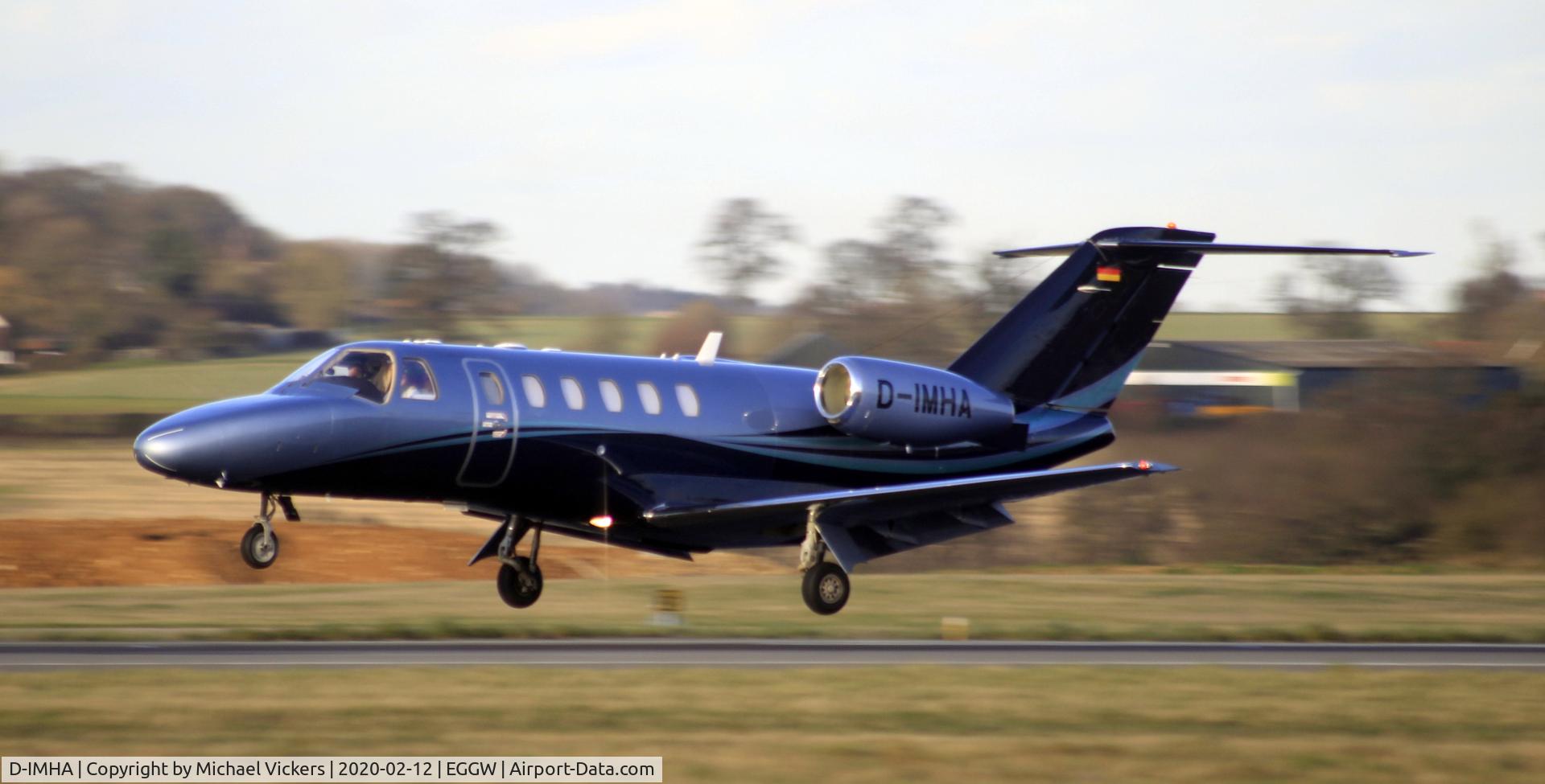 D-IMHA, 2006 Cessna 525A Citation CJ2+ C/N 525A-0322, Landing on runway 26