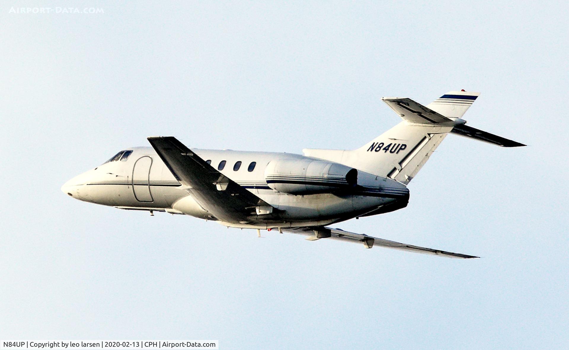 N84UP, 2000 Raytheon Hawker 800XP C/N 258484, Copenhagen 13.2.2020
