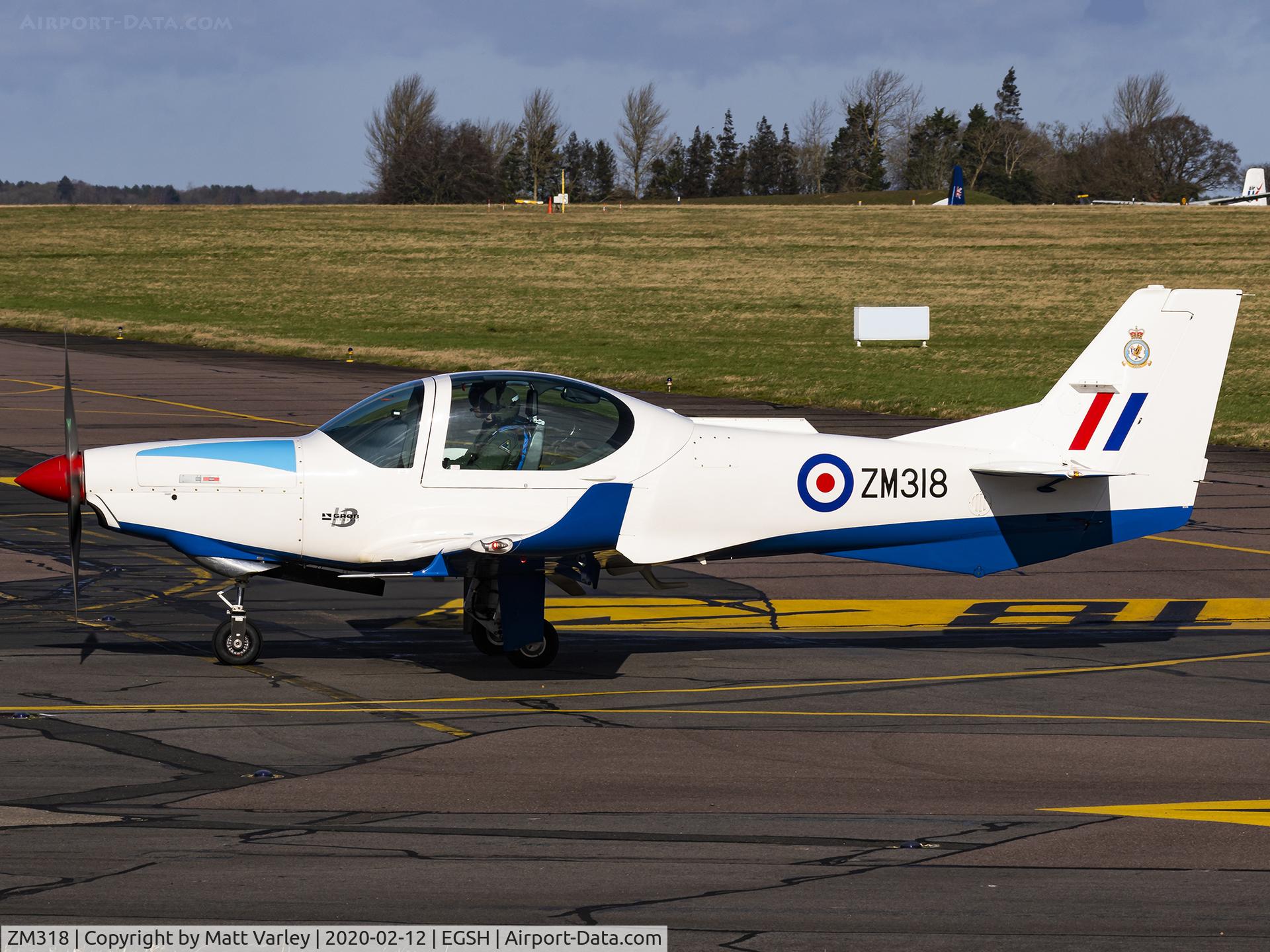 ZM318, 2017 Grob G-120TP-A Prefect T.1 C/N 11143, RAF