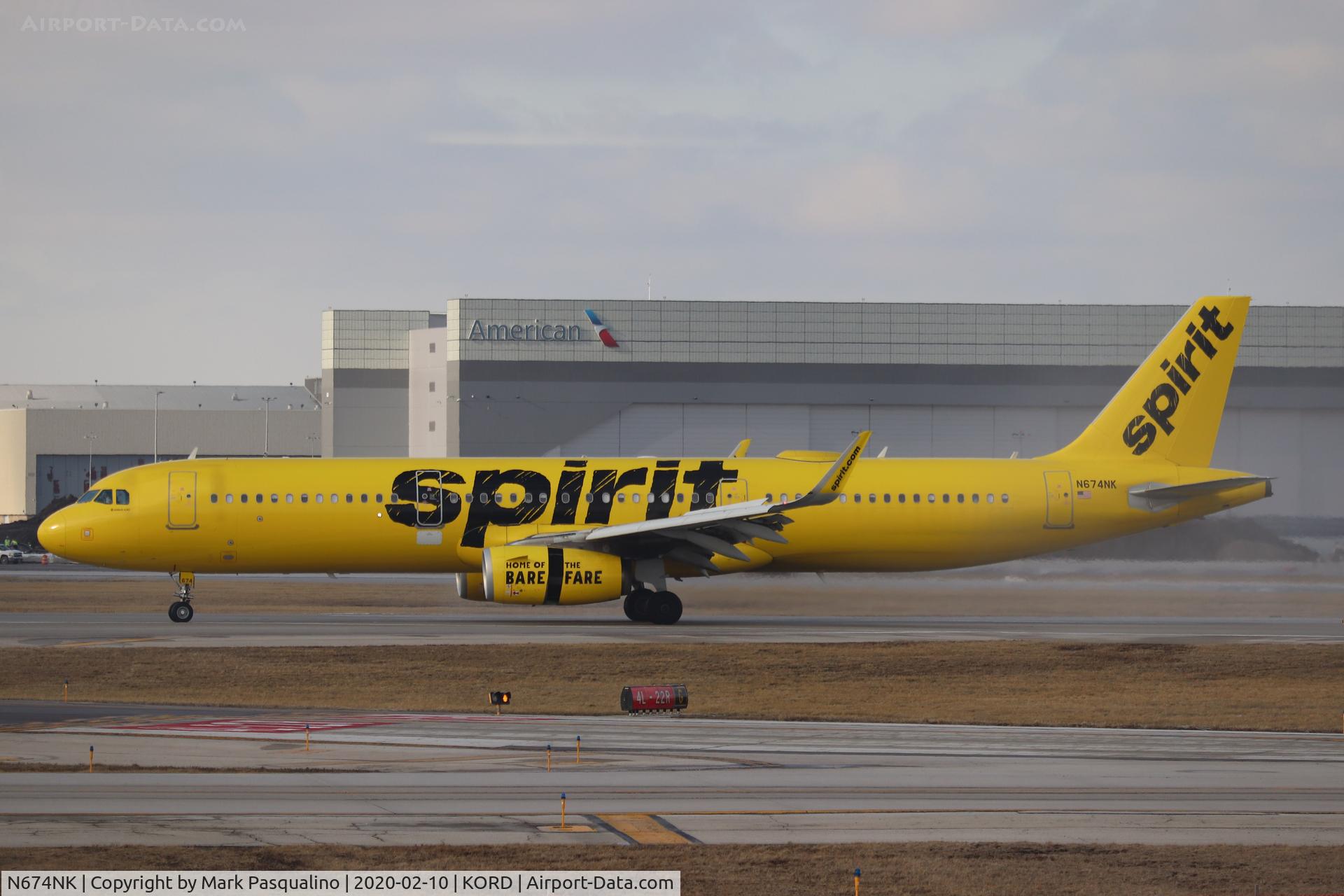 N674NK, 2017 Airbus A321-231 C/N 7462, Airbus A321-231