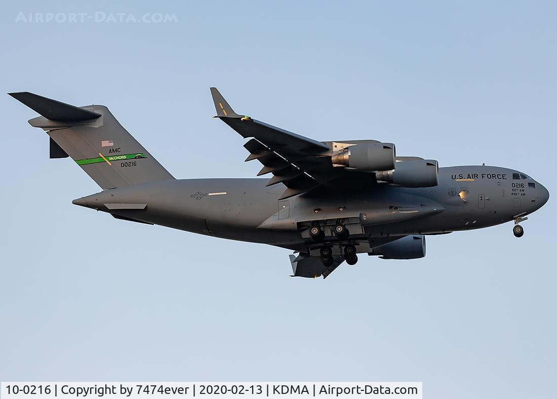 10-0216, 2010 Boeing C-17A Globemaster III C/N P-216, RCH293