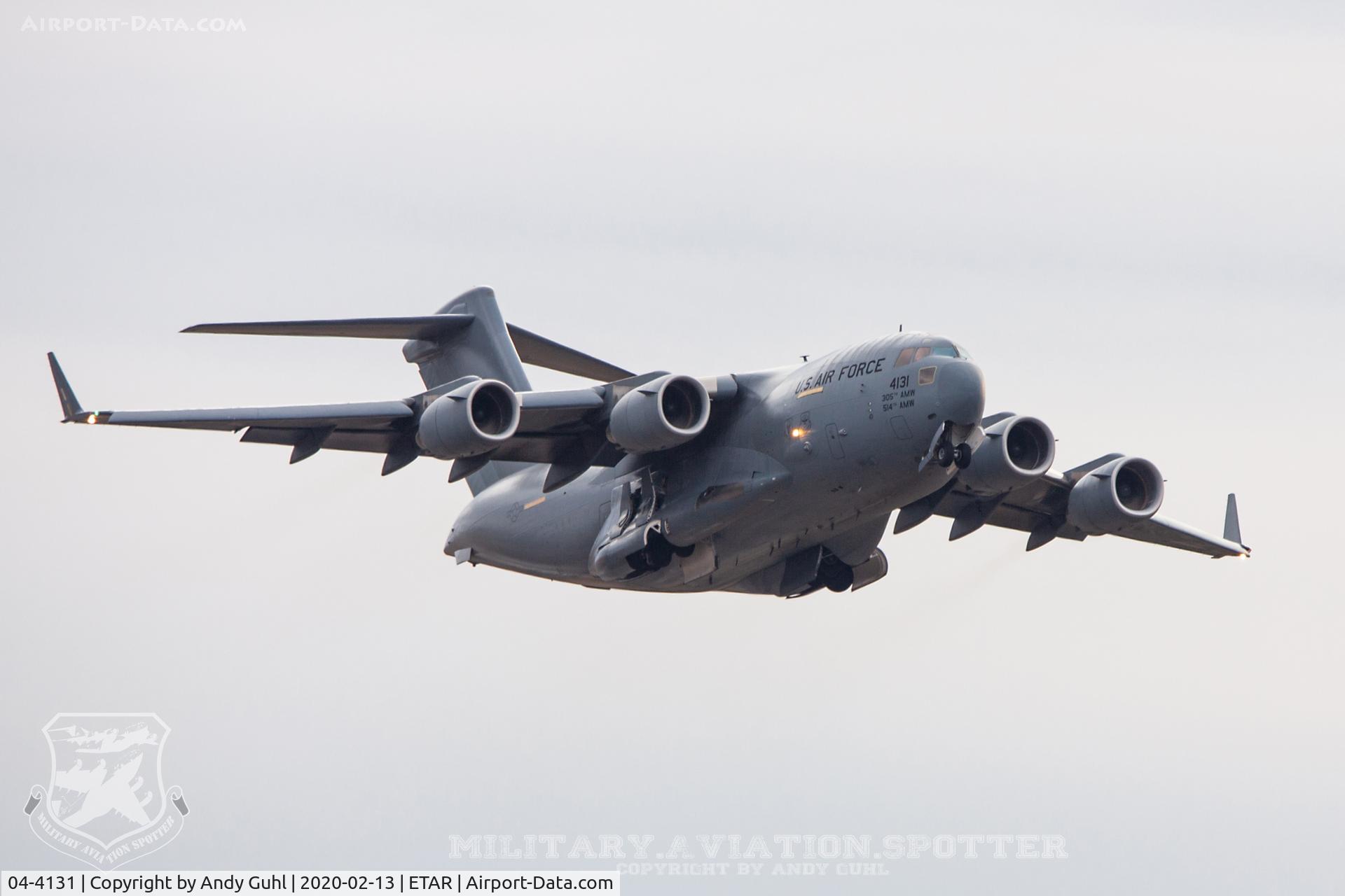 04-4131, 2004 Boeing C-17A Globemaster III C/N P-131, Ramstein dep