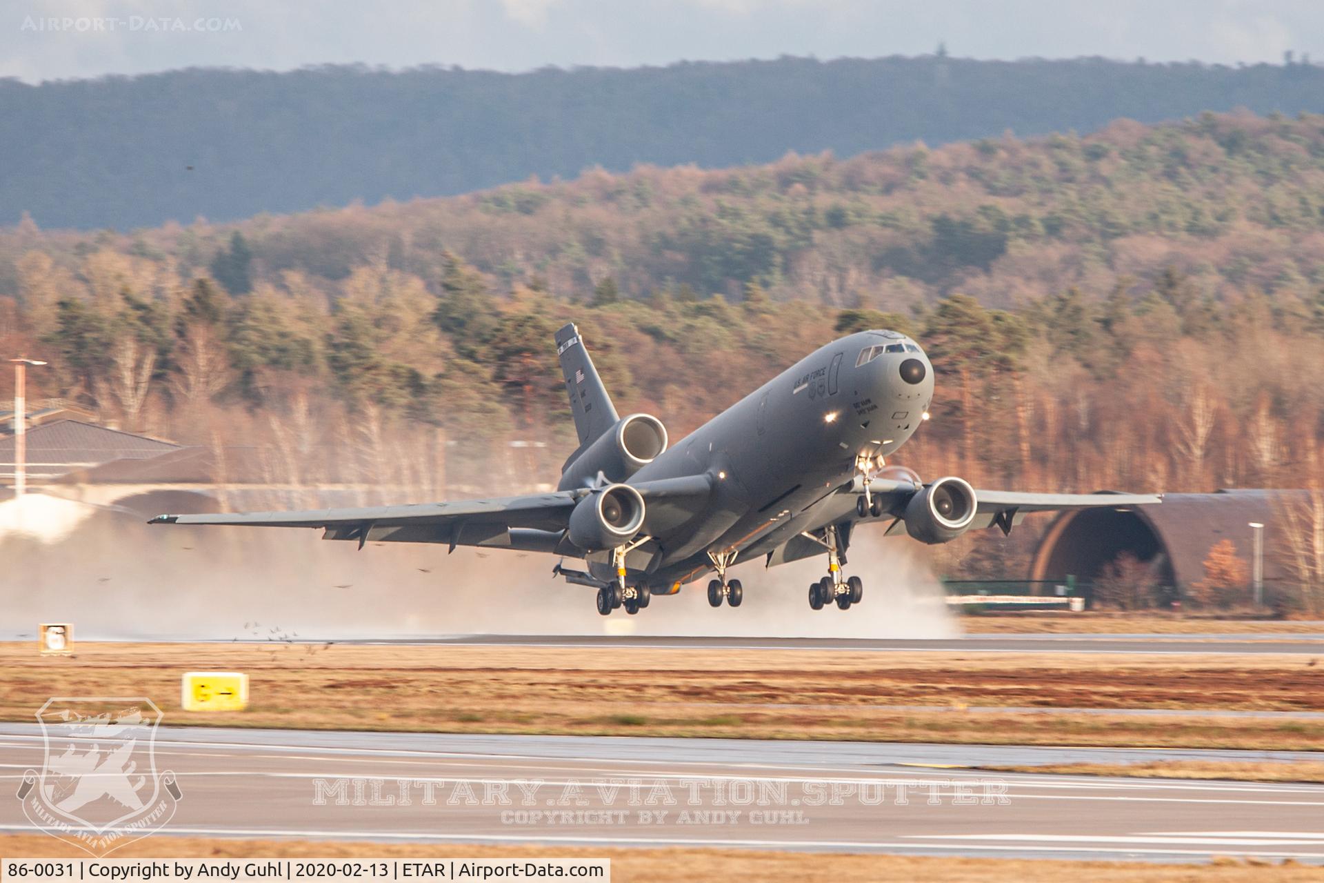 86-0031, 1986 McDonnell Douglas KC-10A Extender C/N 48244, KC-10 Extender