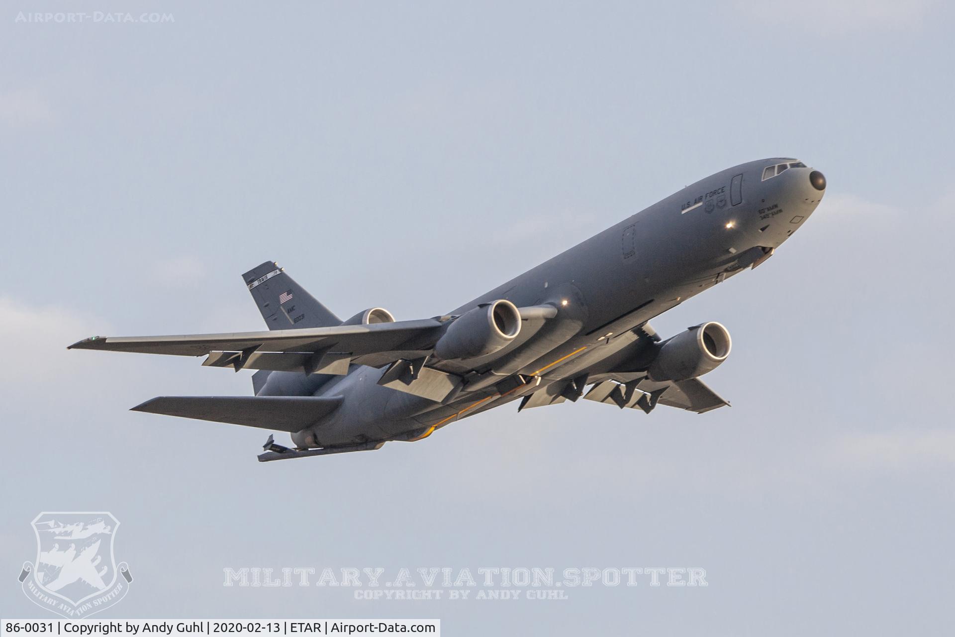 86-0031, 1986 McDonnell Douglas KC-10A Extender C/N 48244, Souther Comfort