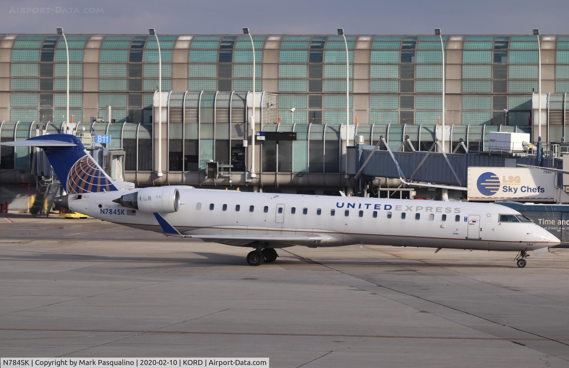 N784SK, 2009 Bombardier CRJ-700 (CL-600-2C10) Regional Jet C/N 10284, CL-600-2C10